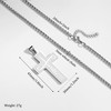 Gnamy Faith Cross Necklace for Men Male Him Teen Teenage