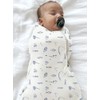 GUNAMUNA Unisex Baby Swaddle Sleep Sack, Easy Diaper Changes, 0.5