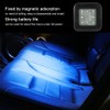 Car Interior Reading Light 3 Color LED Magnet Rear Trunk