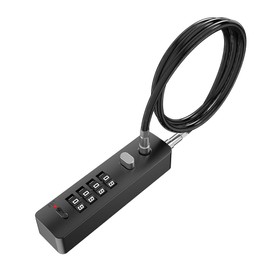 Bicycle Key Wire Lock Anti-Theft Bicycle Key Lock 4 Digit Dial Lock Anti-theft Combination Lock for Travel Combination Lock Number Lock Portable Bicycle Cable Lock
