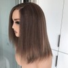 Peluca Marrón Mezcla Rubia Con Reflejos Para Usar Y Llevar