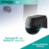 Oktaplex Ana Infrared Motion Sensor Outdoor Swivelling IP44 180° Motion
