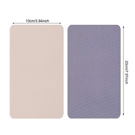 8 Pieces Nylon Repair Patch Self-Adhesive Waterproof Lightweight Repair Patch for Clothing Down Jacket Tent Cloth Bag(Dark Green, Cream White, Dark Blue, Dark Grey)