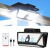 LIFENGSOLER Large Clip on Solar Lights Outdoor, 208 LEDs 1000Lum