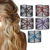 Wanmu 5 Pcs Stretchy Magic Hair Comb, Elastic Double Comb