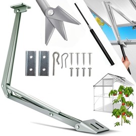 DURINGUSES® Automatic Greenhouse Window Opener – 100kg (220 lbs) Heavy-Duty Lift, Solar-Powered, Smart Temperature Control for Greenhouses