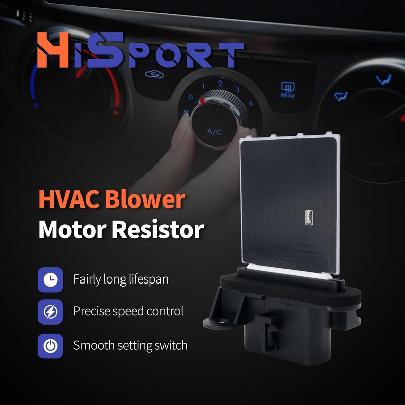 HiSport HVAC Fan Blower Motor Resistor with Wire Harness 973-582