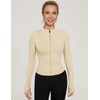 LUYAA Athleitc Zip Up Jackets Long Sleeve Workout Tops Lightweight