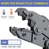 Haisstronica Crimping Tool for Spark Plug Ignition Wire,8.5mm Ratchet Wire