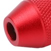 Adjustable Drill Stop Collar Aluminum Alloy Red Anti Slip Nylon