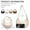 WITERY Shoulder Bags for Women PU Leather Retro Small Crossbody