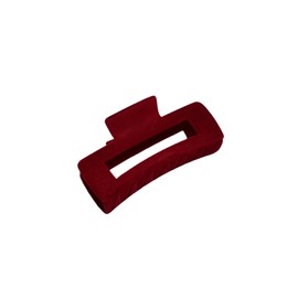 Seleny Large Claw Clip (Velvet Burgundy, 11 cm)