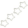 dohobby 50pcs Creative Moon and Star Shaped Paper Clip, Cute