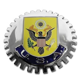 USA Eagle Grill Badge United States Coat of Arms Emblem for Trucks and Cars