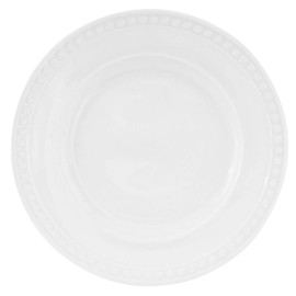 Everyday White Beaded Set of 4 Salad Plates