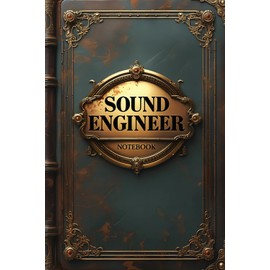 Sound engineer notebook: lined journal for men women work