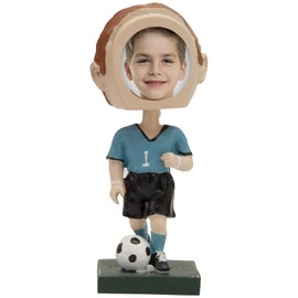 Neil Enterprises Inc. Male Light Skin Photo Soccer Bobble Head - Case of 12
