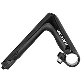 Zoom Alloy Quill Handlebar Stem 25.4 mm 2.5 cm for Fixie/Fixed Gear Track Road Bike, black, 100 mm