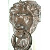 Antique Style Edwardian Lion's Head Door Knocker / Door Pull,