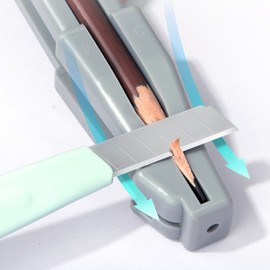 Hard Formula Eyebrow Pencil Sharpener & Cutting Guide Tool 4ea