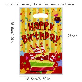 Pack of 25 gift bags, birthday bags, children's birthday bags, party bags, children's birthday party bags, Christmas, weddings, wedding party