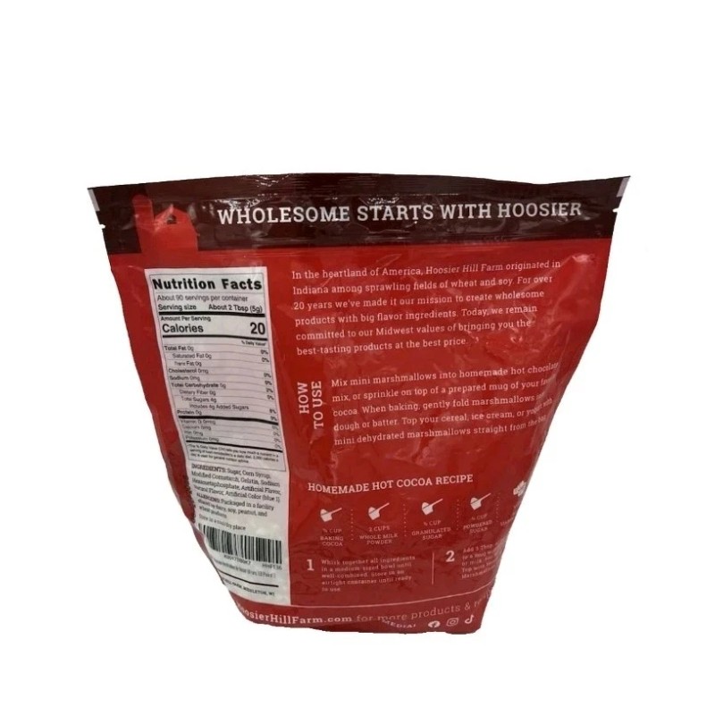 Hoosier (PACK OF 2) Mini Dehydrated Marshmallows- Hoosier Hill Farm
