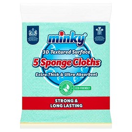 Minky 5 Extra Thick Sponge Cloths