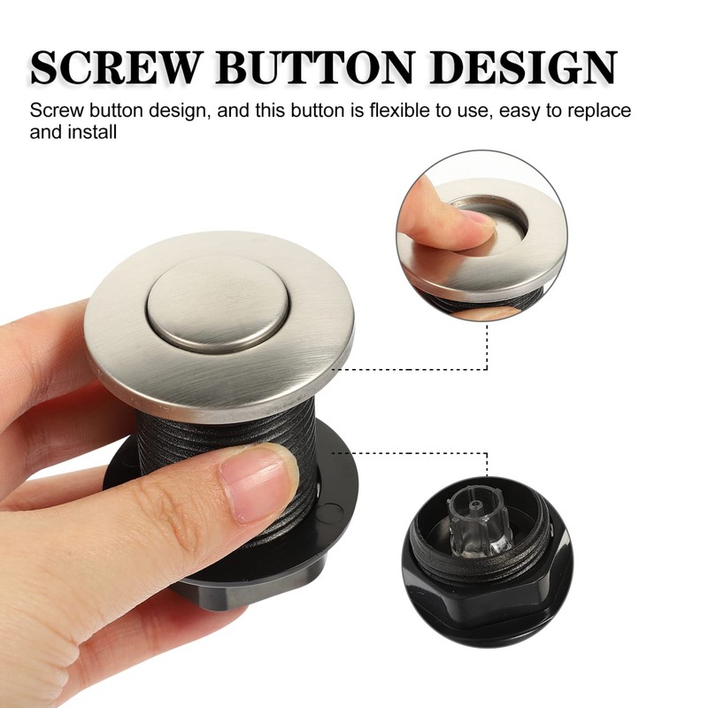 Operitacx 32S Air Sink Top Push Button - Garbage Disposal