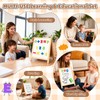 GINMIC Magnetic Letters and Numbers with Magnet Board, Alphabet ABC