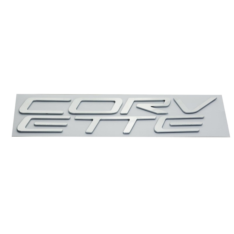 1x 97-04 C5 Corvette Rear Bumper Inserts Letters Emblem 3D