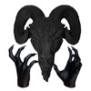 EUBEISAQI Baphomet Statue,Resin Baphomet Head and Hands Sculpture for Wall
