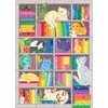 Cobble Hill 1000 Piece Puzzle - Rainbow Cat Quilt -