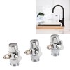 3pcs G1/4 Sink Faucet Diverter Valve High Temperature Resistance Universal