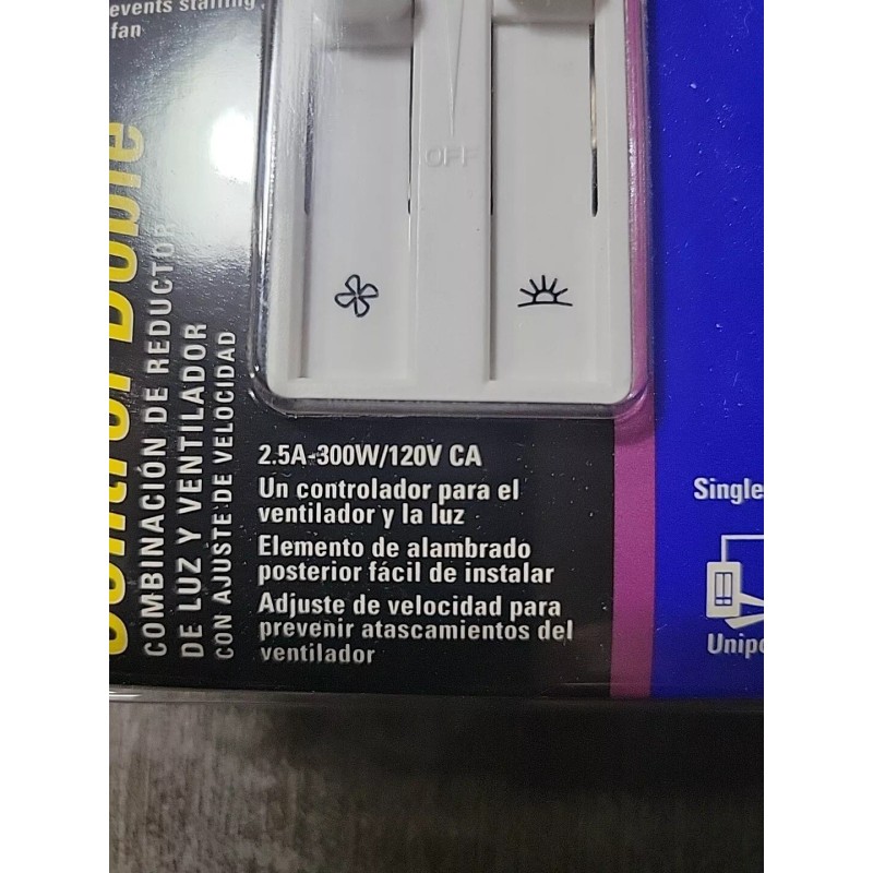 Eagle Electric Dual Control Dimmer Ceiling Fan Combo Eagle Electric