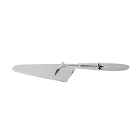 Weis Tortenheber aus Edelstahl mit breitem Schieber, Silber, 24x5,5x2,1 cm