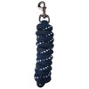 Woof Wear Contour Lead Rope - Navy Cotton Braided Lead
