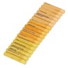 18Pcs Oil Pastels Yellow Series Bright Colour Safe Easy Blending