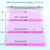 Grow Light, 2ft T8,100W(4 x 25W, 600W Equivalent), Super Bright,