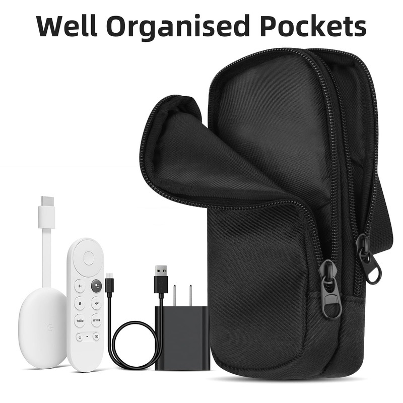 CaSZLUTION Travel Case for Google Chromecast, Fire Stick TV, Fire