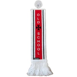 TRUCK DUCK® LKW Auto Minischal Old School Trucker Mini Schal Wimpel Flagge Fahne Saugnapf Spiegel Deko