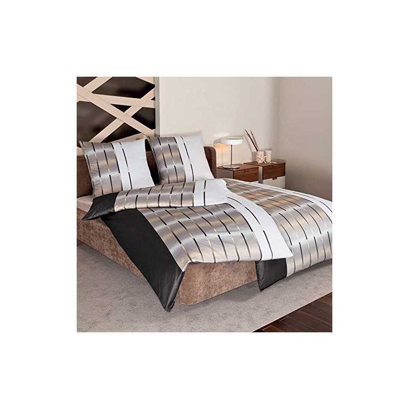 Janine Maco Satin Cushion Cover 40 x 80 cm Brown
