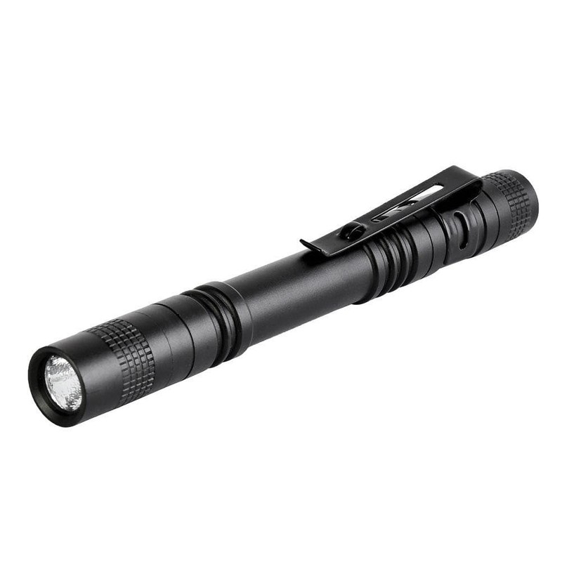 Tileon Pen Flashlight,2PCS Led Pen Light Flashlights with Clip,Mini Pocket