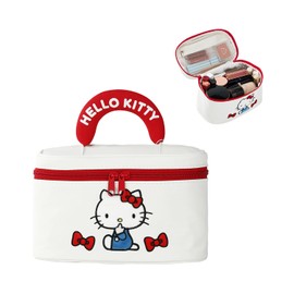 Vimanllie Large Travel Makeup Bag Waterproof Cosmetic Bags,Portable Toiletry Organizer with Handle for Girl,Cute Home Storage for Women