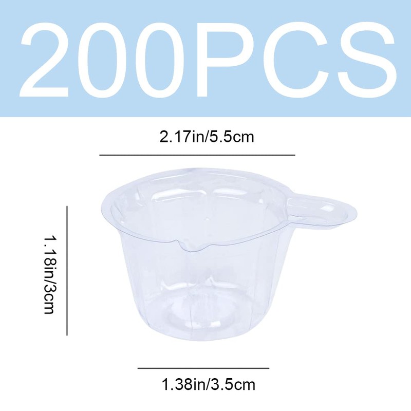 200 Pcs 40 ML Plastic Disposable Urine Collection Cups Plastic