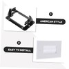 SHINEOFI 1 Set Brush Wire Management Plate Wall Plate with