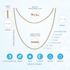 Silvadore 2mm Gold Necklace for Men Chain - Real 18k