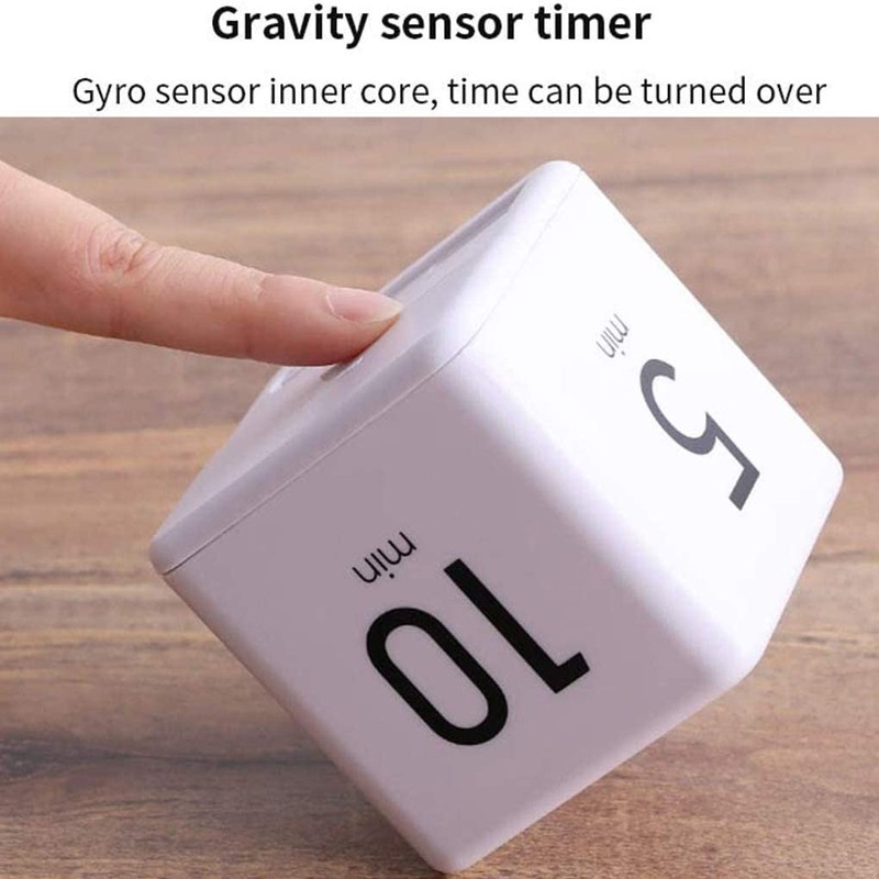 JOYIT 2 Pcs Cube Timer Set - 2.6 Inch Gravity
