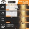 OYKYOHEI Motion Sensor Outdoor Ceiling Light, 2 Pack Outdoor Flush