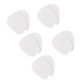 EXCEART Invisible Forefoot Cushion 5 Pairs Shoes Tongue Stick Cushions Thin Felt Forefoot Pads Foot Pain (White)