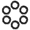 SILVR BEAR Luxury Satin Skinny Black Scrunchies